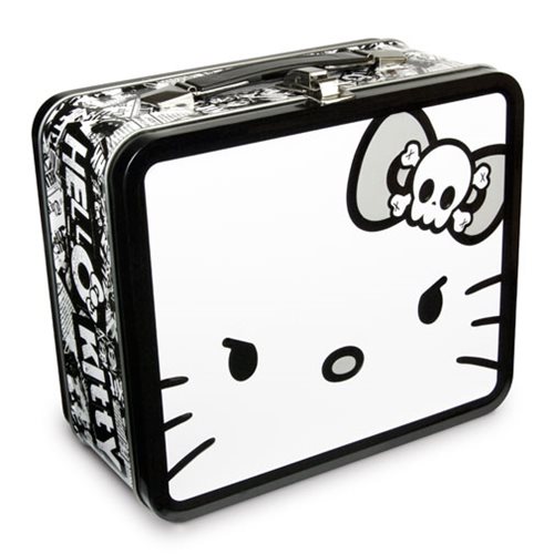 Hello Kitty Angry Giant Face Tin Tote